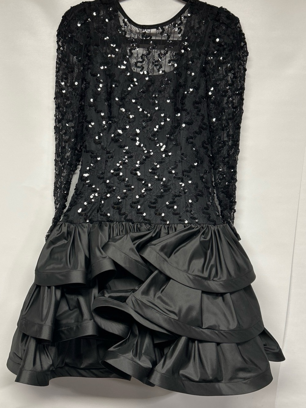 Julie Duroche for After Five Saks Fifth Avenue Black Evening Dress Label